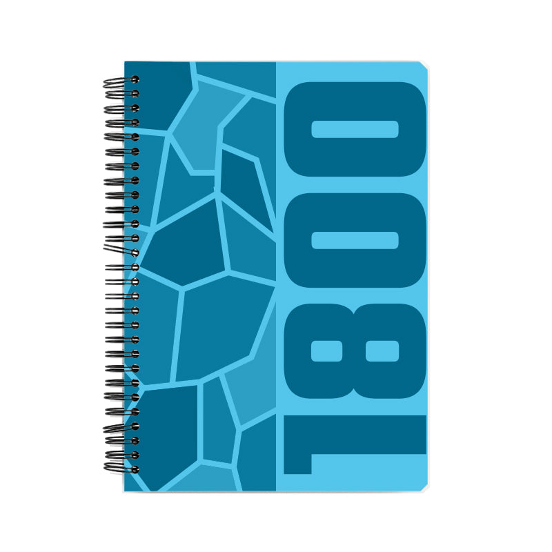 1800 Year Notebook (Sky Blue)