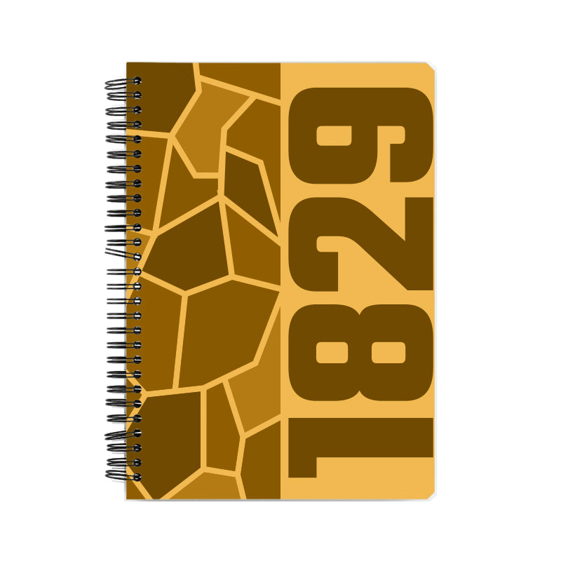 1829 Year Notebook (Golden Yellow)