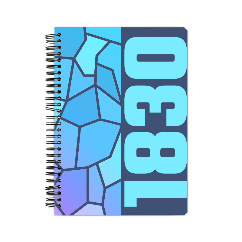 1830 Year Notebook (Navy Blue)