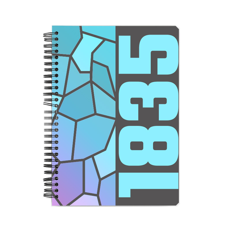 1835 Year Notebook (Charcoal Grey)