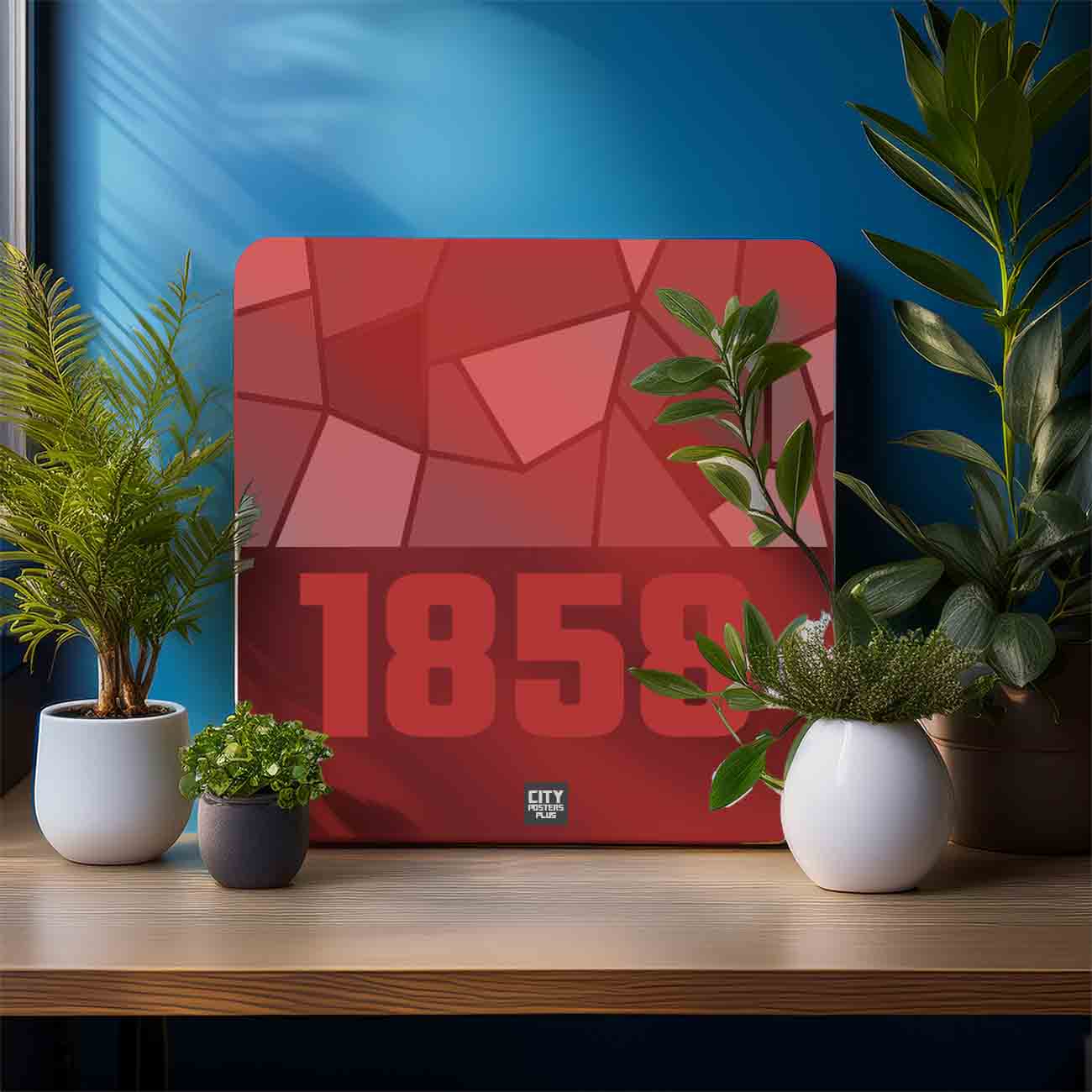 1858 Year Mousepad (Red)