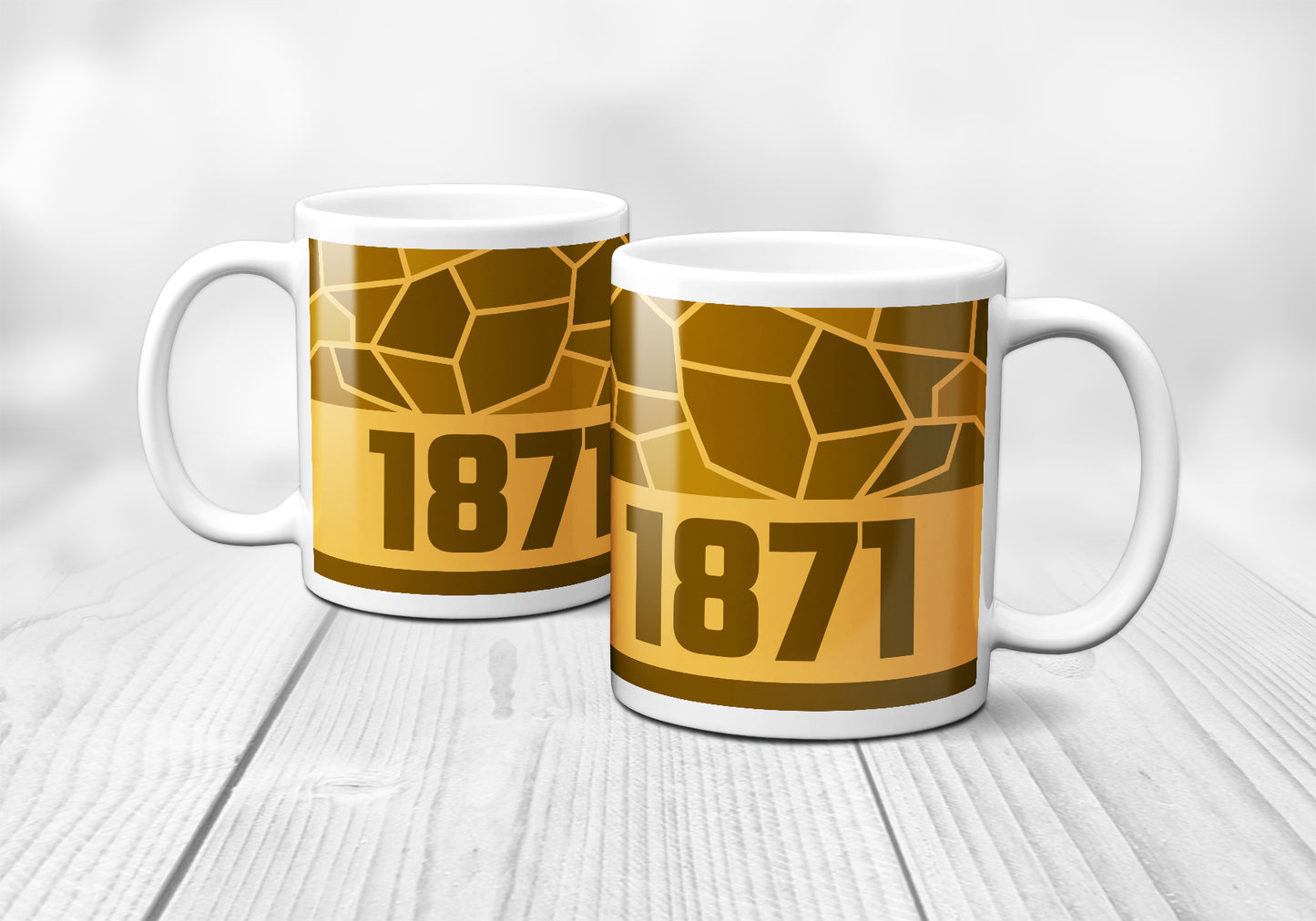 1871 Year Mug (11oz, Golden Yellow)