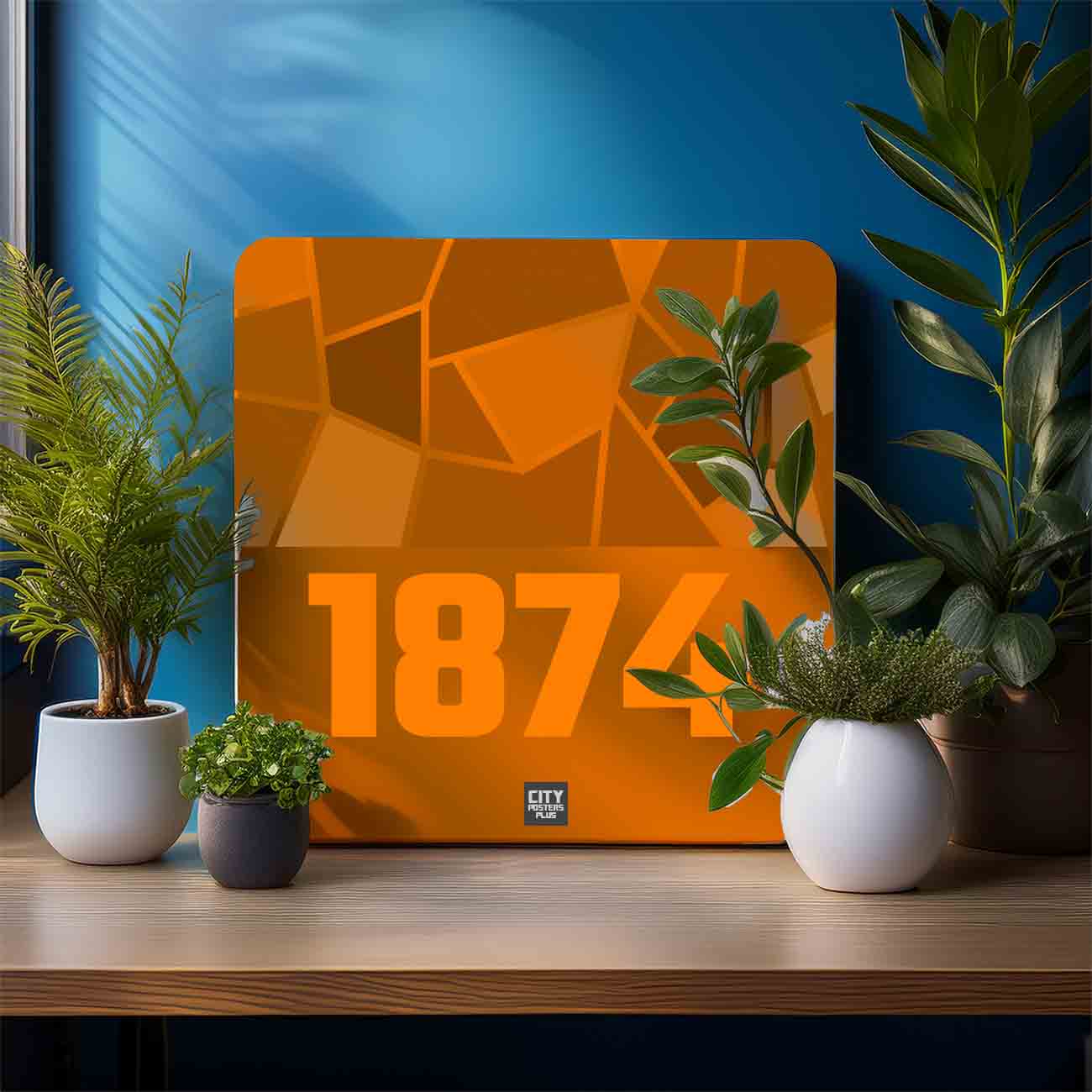 1874 Year Mousepad (Orange)