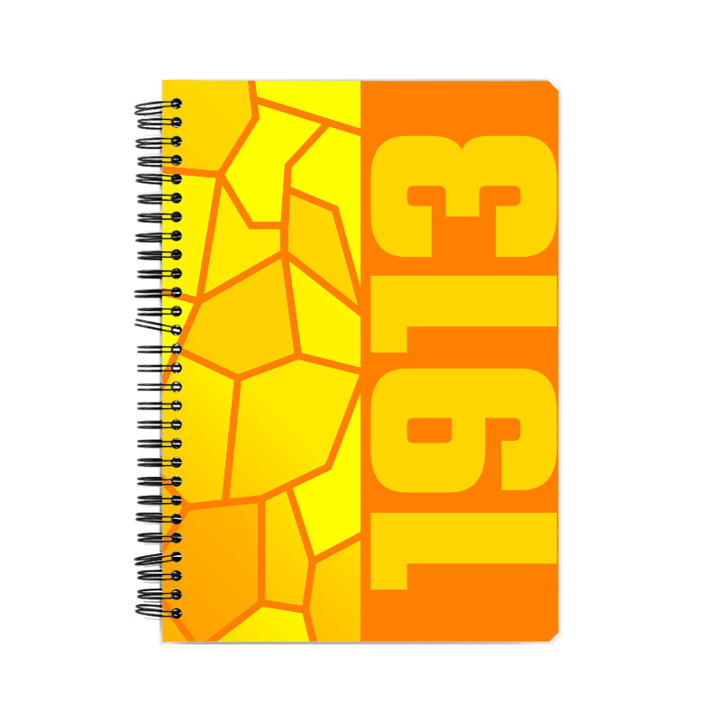 1913 Year Notebook (Orange)