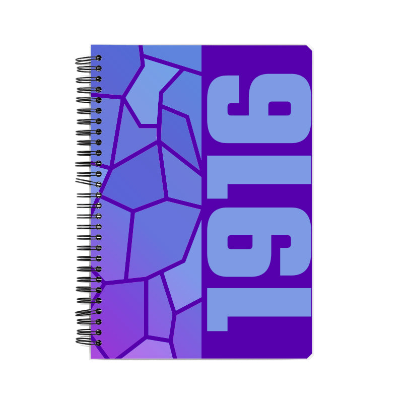 1916 Year Notebook (Purple)
