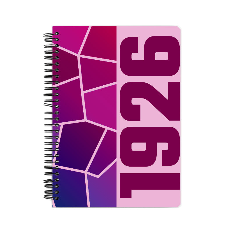 1926 Year Notebook (Light Pink)