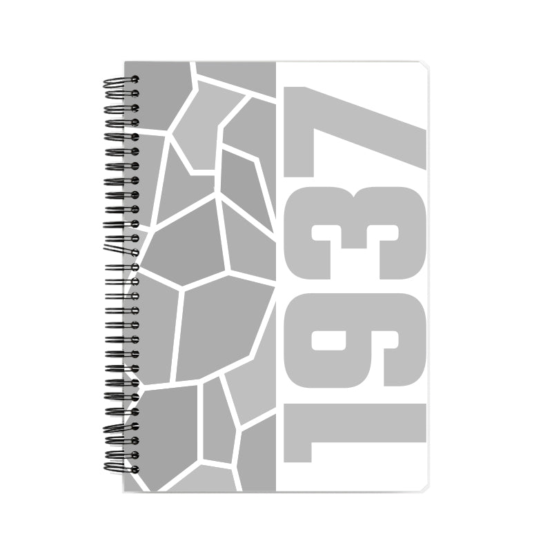 1937 Year Notebook (White)