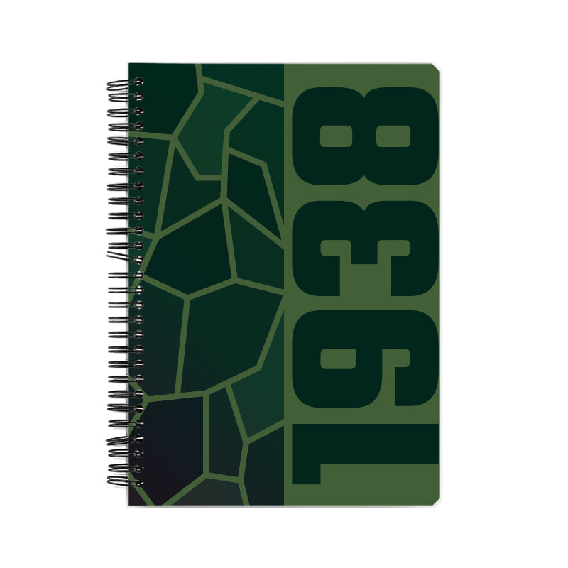 1938 Year Notebook (Olive Green)