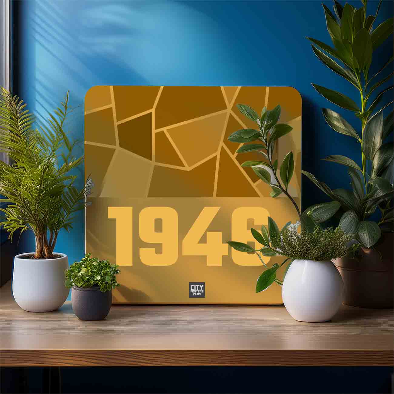 1946 Year Mousepad (Golden Yellow)