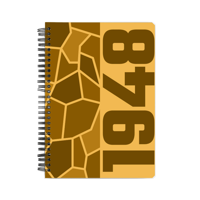 1948 Year Notebook (Golden Yellow)