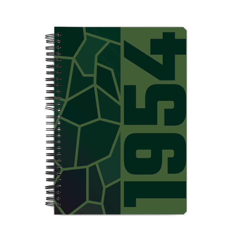 1954 Year Notebook (Olive Green)