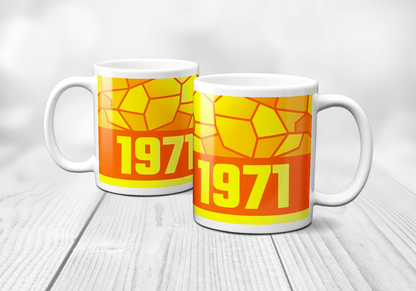 1971 Year Mug (11oz, Orange)