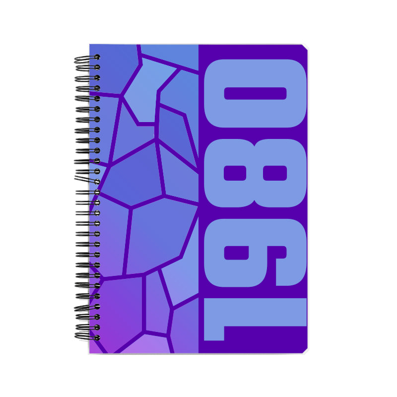 1980 Year Notebook (Purple)