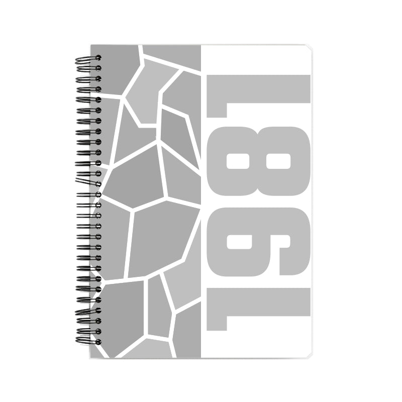 1981 Year Notebook (White)