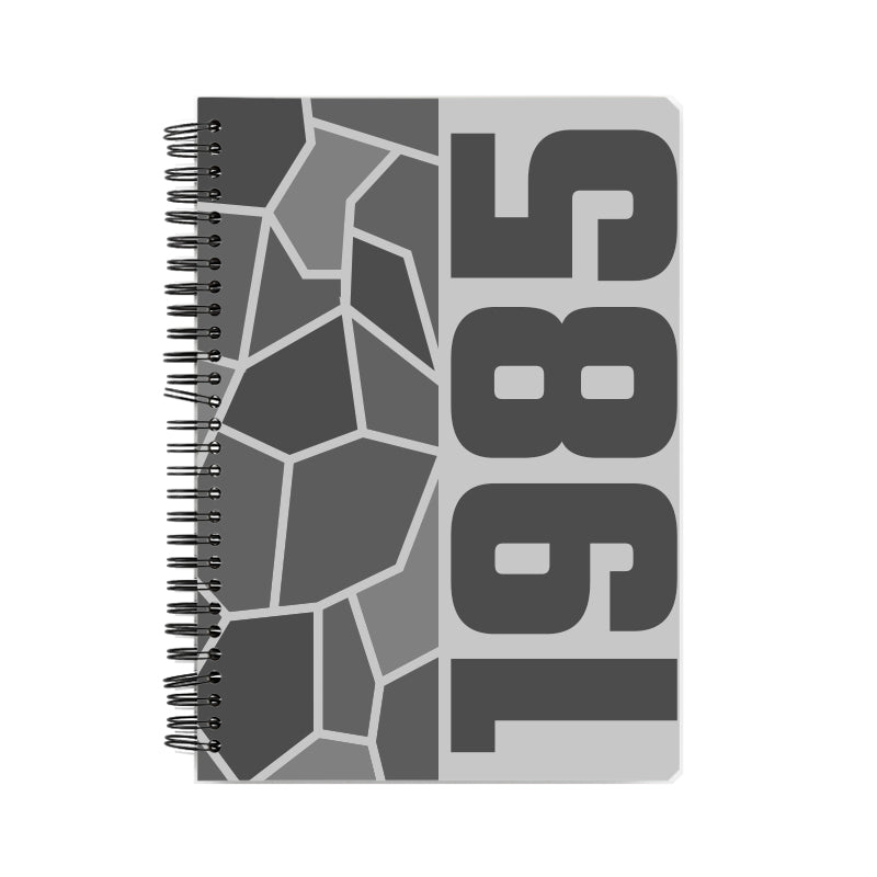 1985 Year Notebook (Melange Grey)