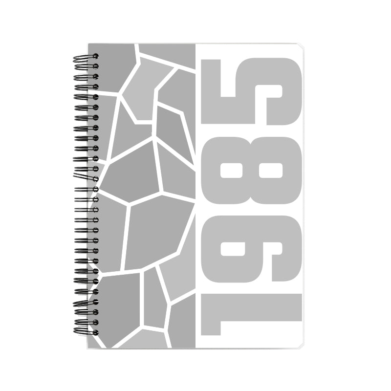 1985 Year Notebook (White)