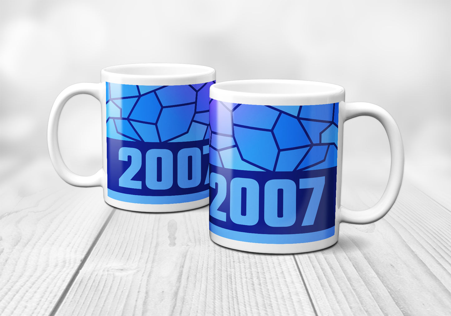 2007 Year Mug (11oz, Royal Blue)