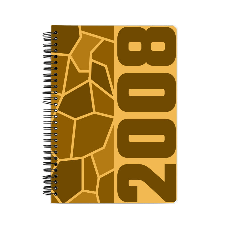 2008 Year Notebook (Golden Yellow)