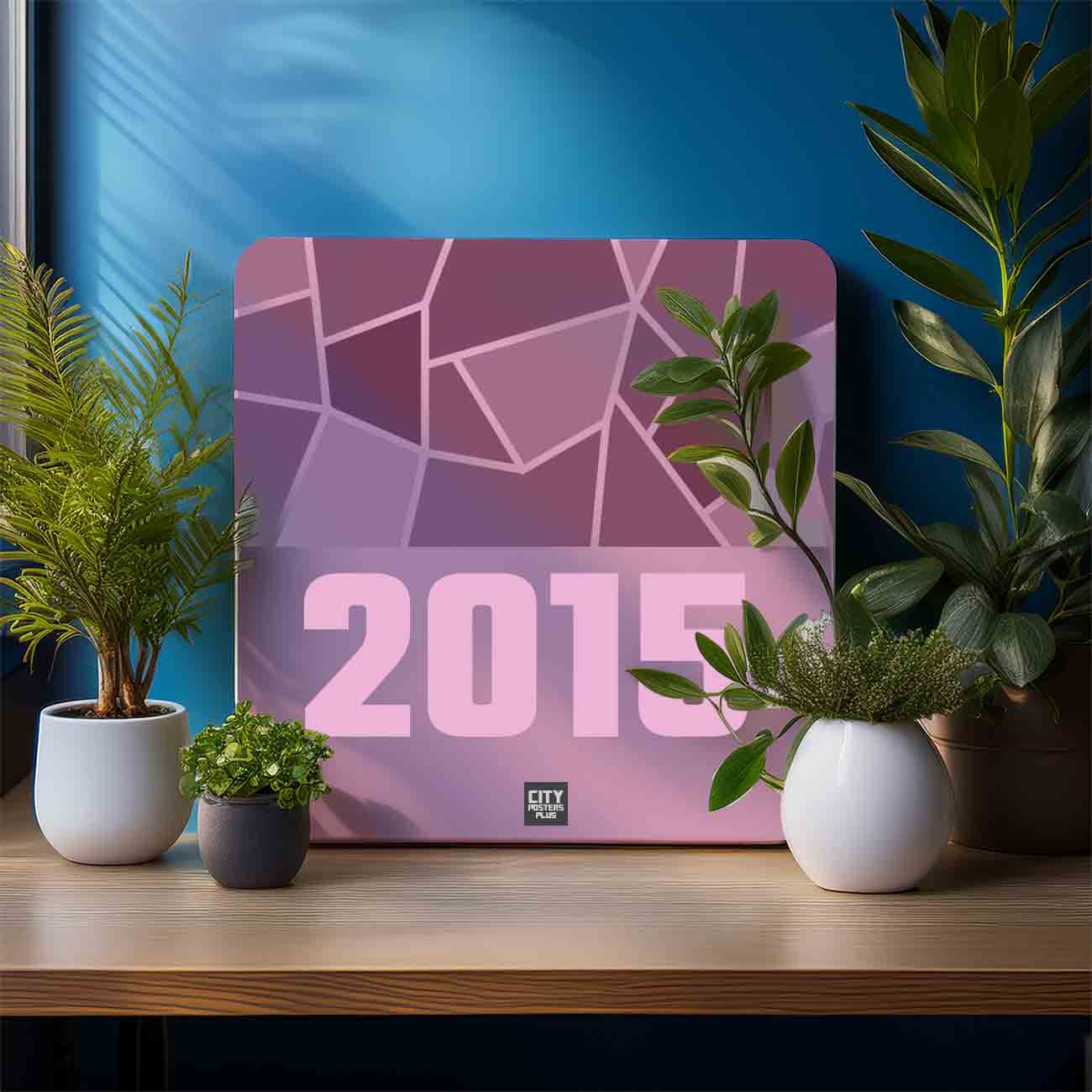 2015 Year Mousepad (Light Pink)