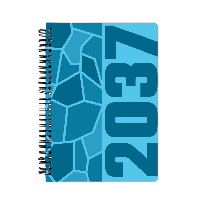 2037 Year Notebook (Sky Blue)