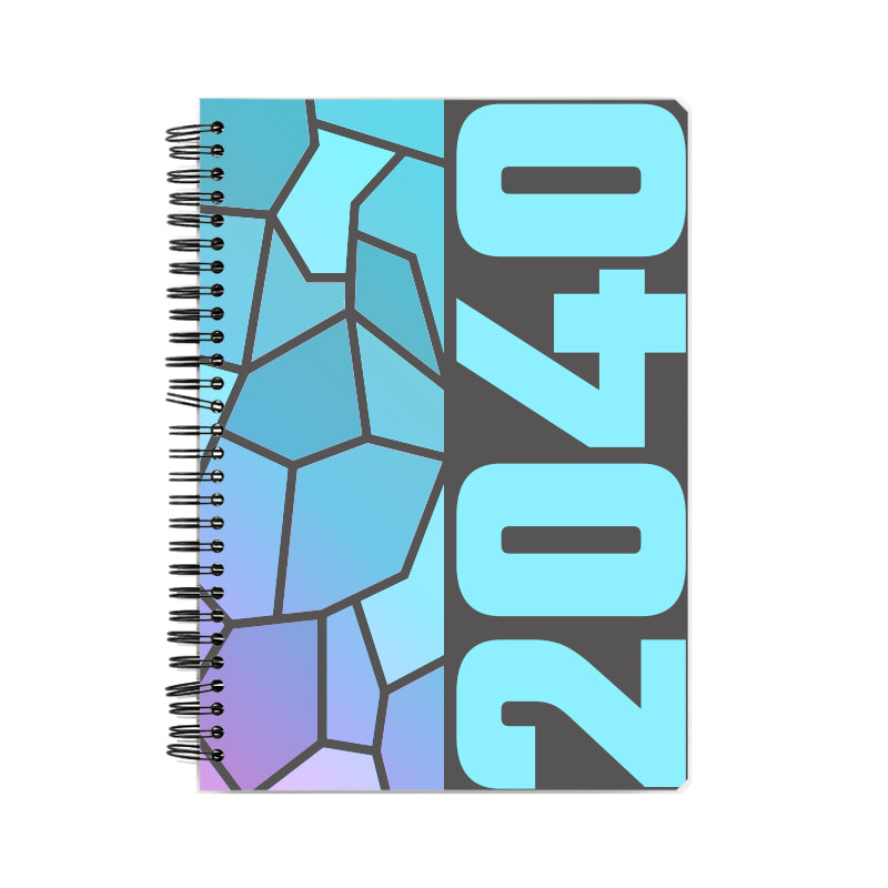 2040 Year Notebook (Charcoal Grey)
