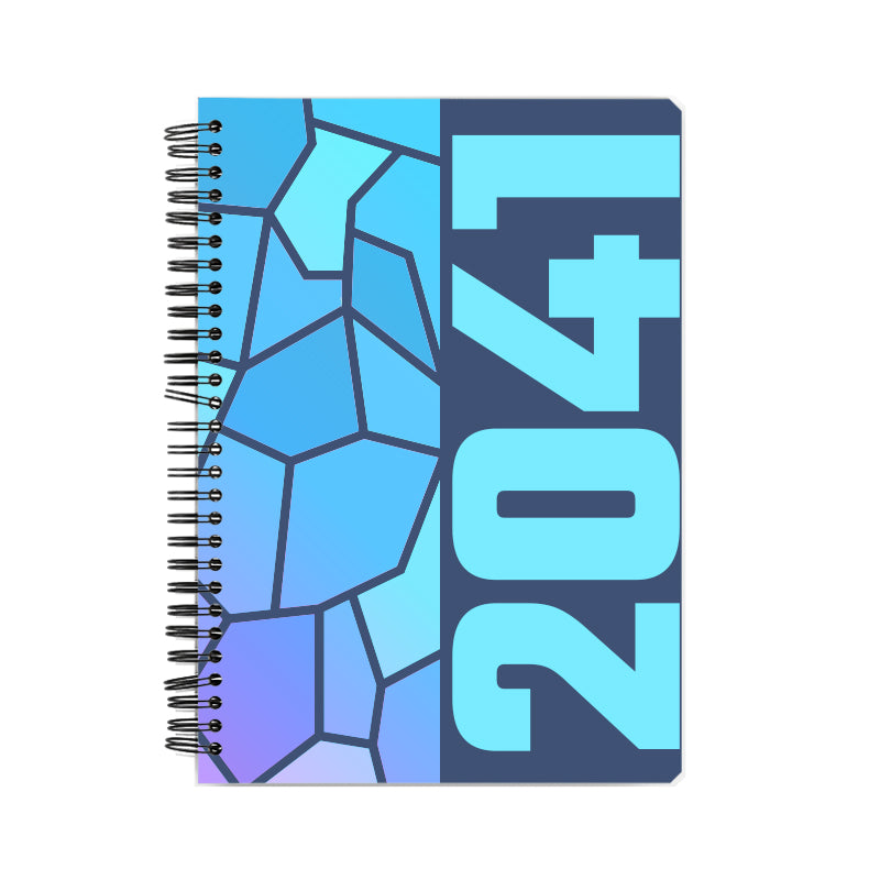 2041 Year Notebook (Navy Blue)