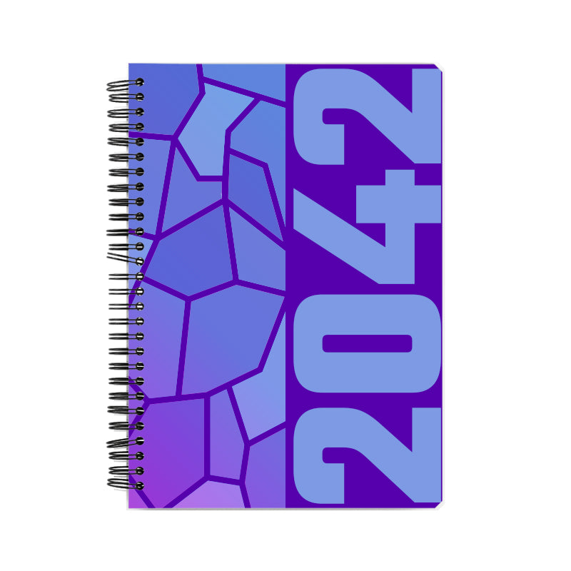 2042 Year Notebook (Purple)