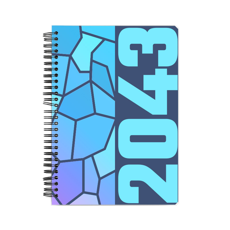 2043 Year Notebook (Navy Blue)