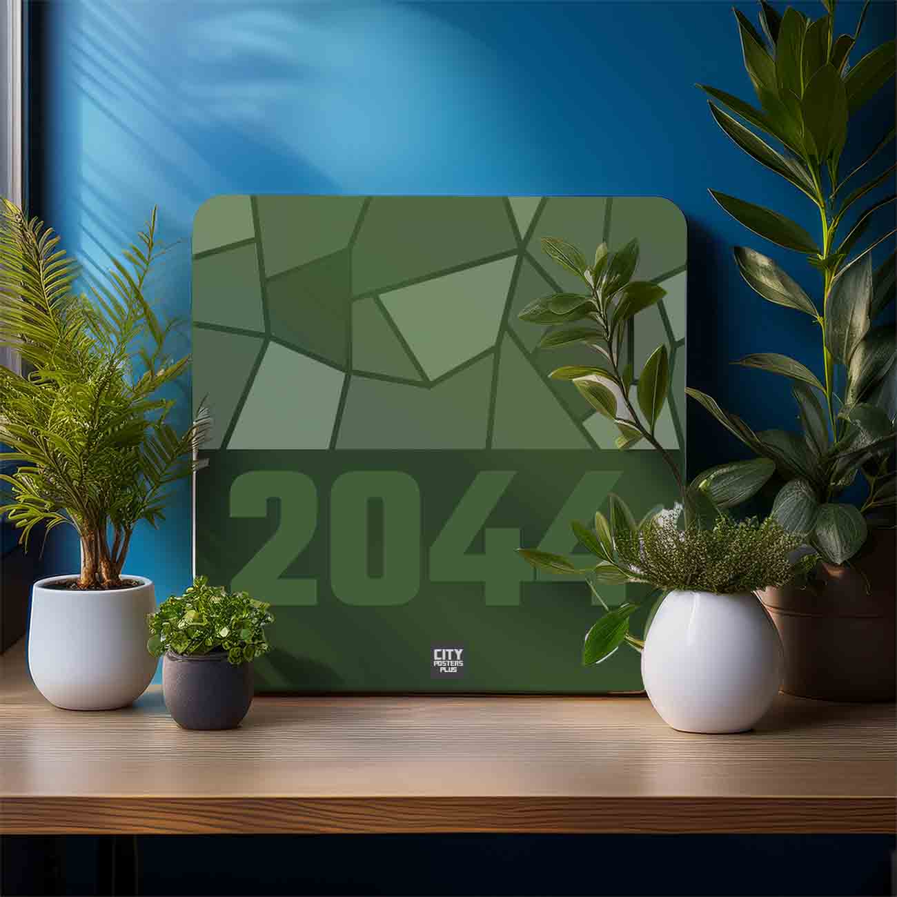 2044 Year Mousepad (Olive Green)