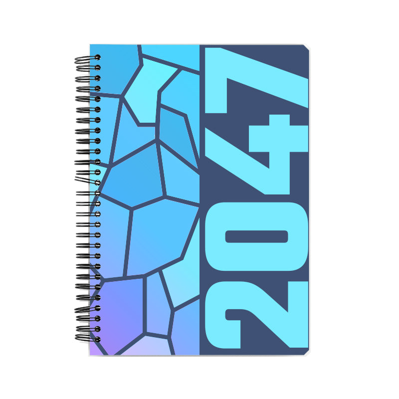 2047 Year Notebook (Navy Blue)
