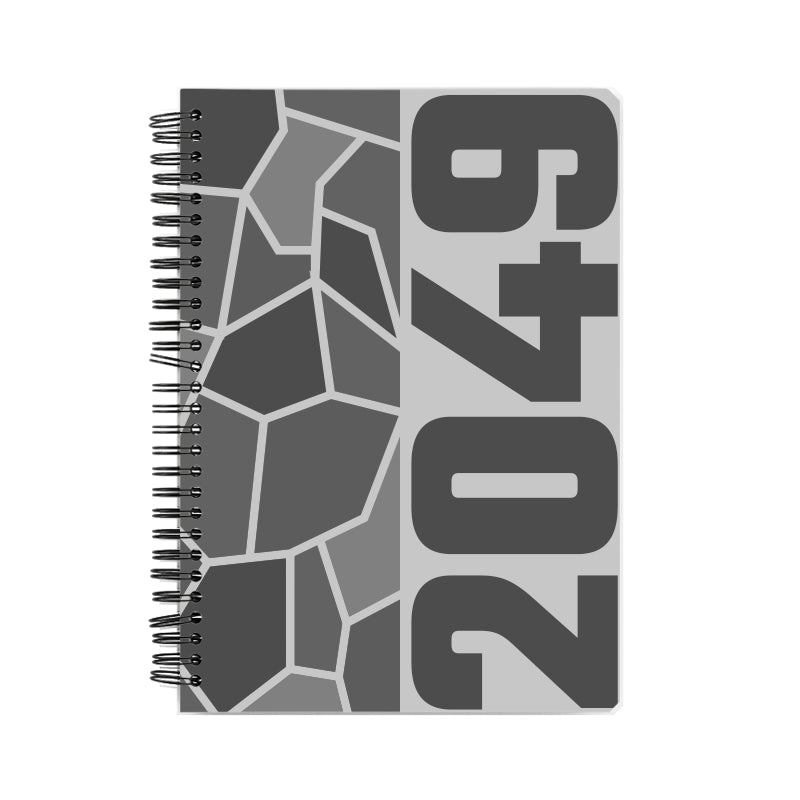 2049 Year Notebook (Melange Grey)