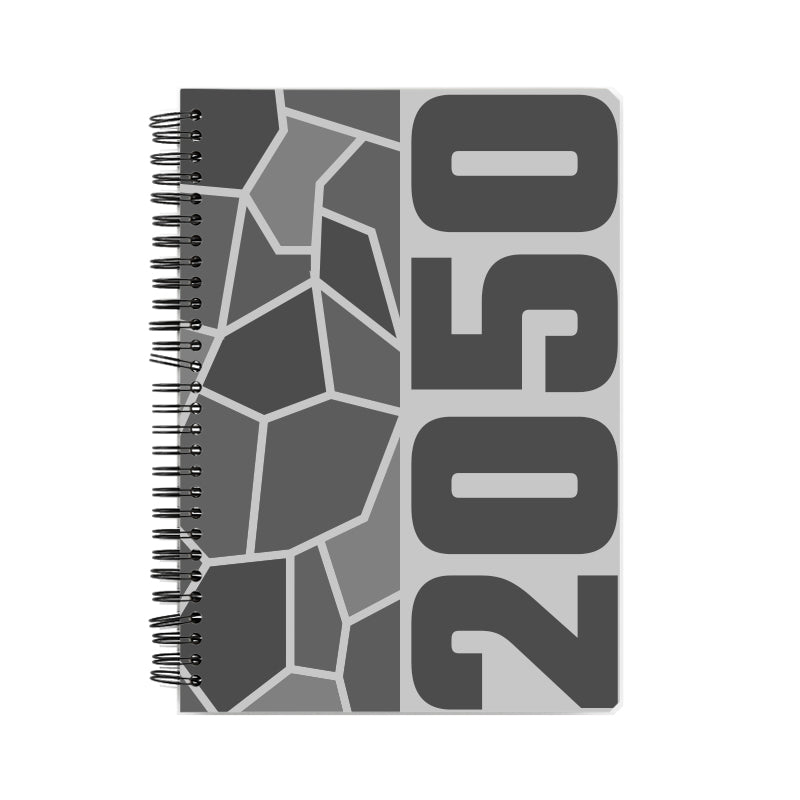 2050 Year Notebook (Melange Grey)