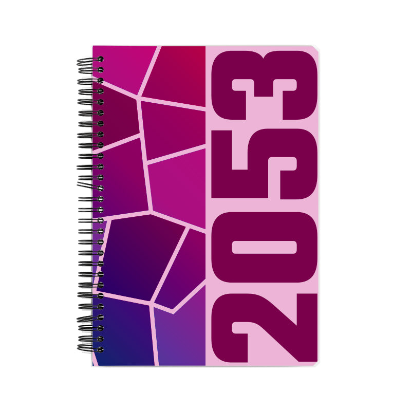2053 Year Notebook (Light Pink)