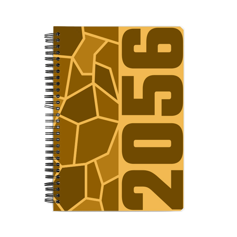 2056 Year Notebook (Golden Yellow)