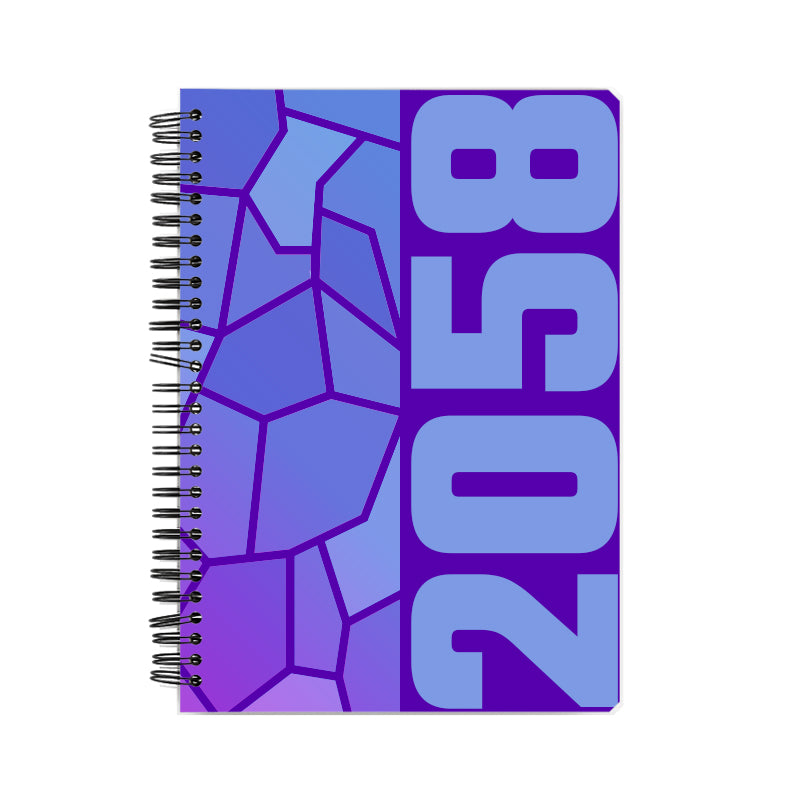 2058 Year Notebook (Purple)