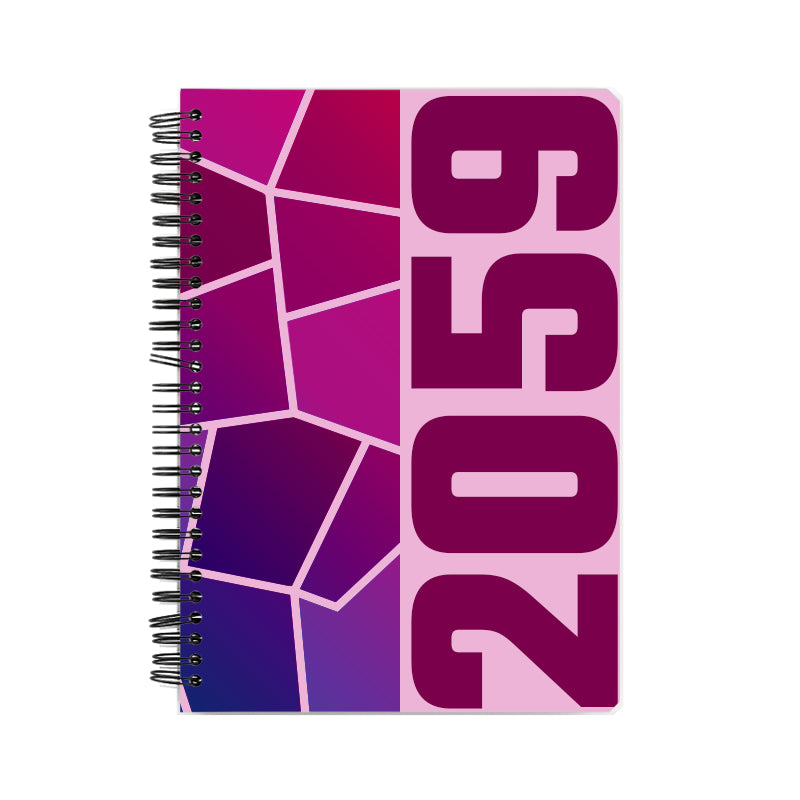 2059 Year Notebook (Light Pink)
