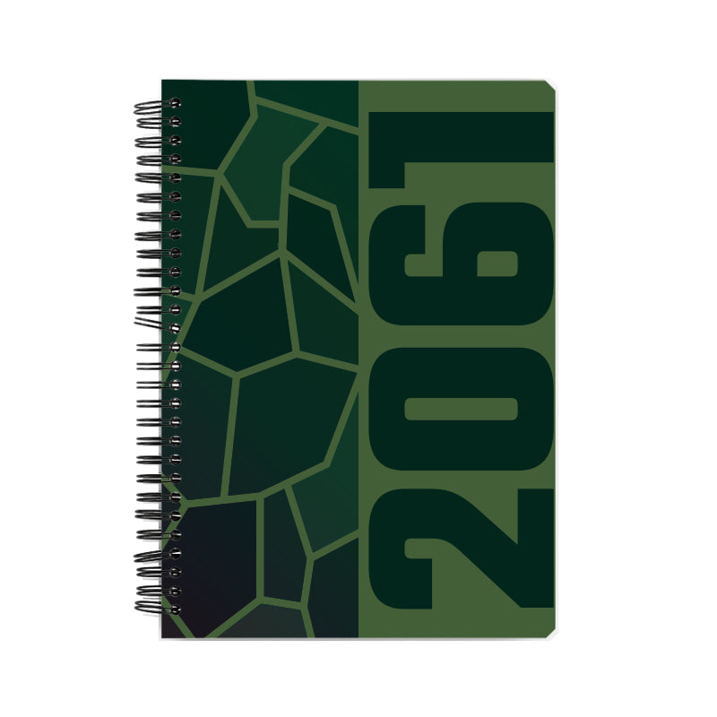 2061 Year Notebook (Olive Green)
