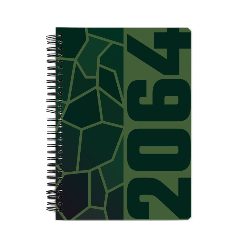 2064 Year Notebook (Olive Green)