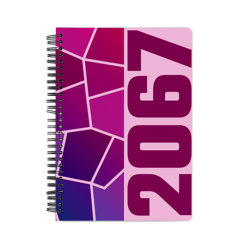 2067 Year Notebook (Light Pink)