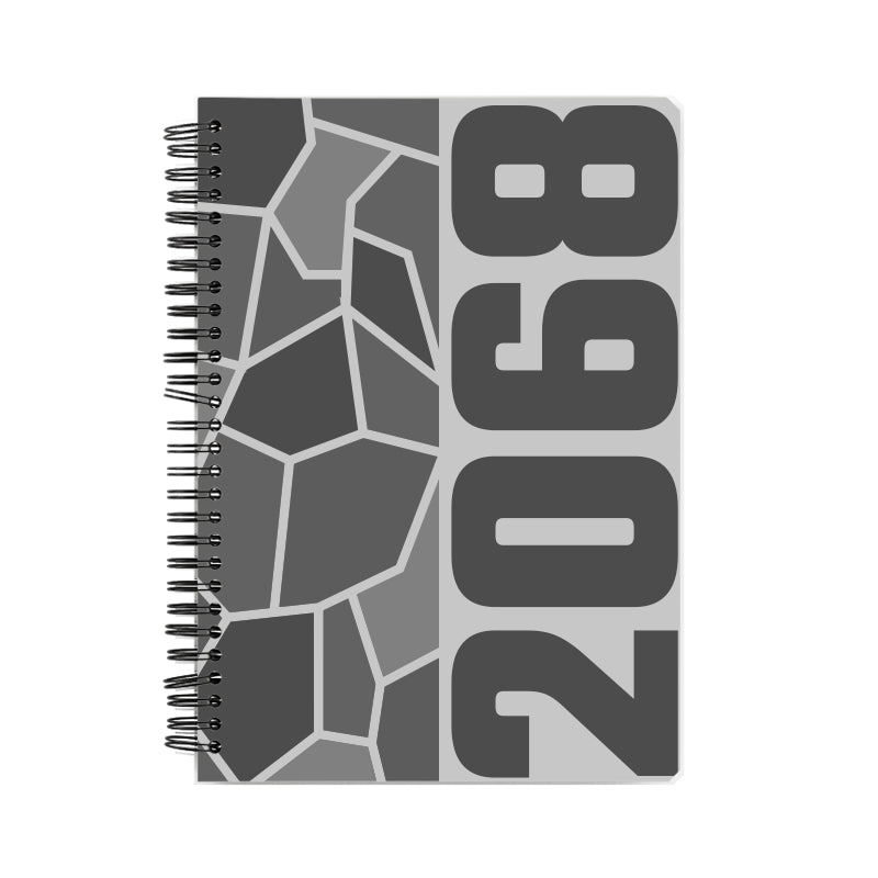 2068 Year Notebook (Melange Grey)