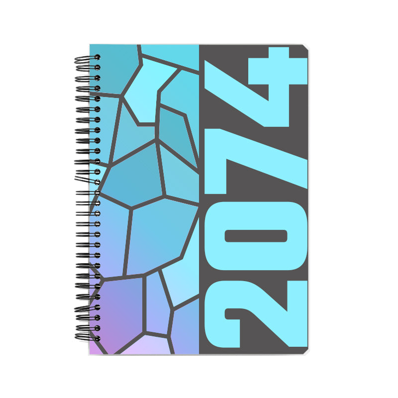 2074 Year Notebook (Charcoal Grey)