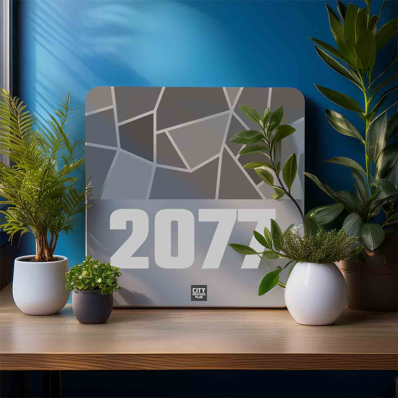 2077 Year Mousepad (Melange Grey)