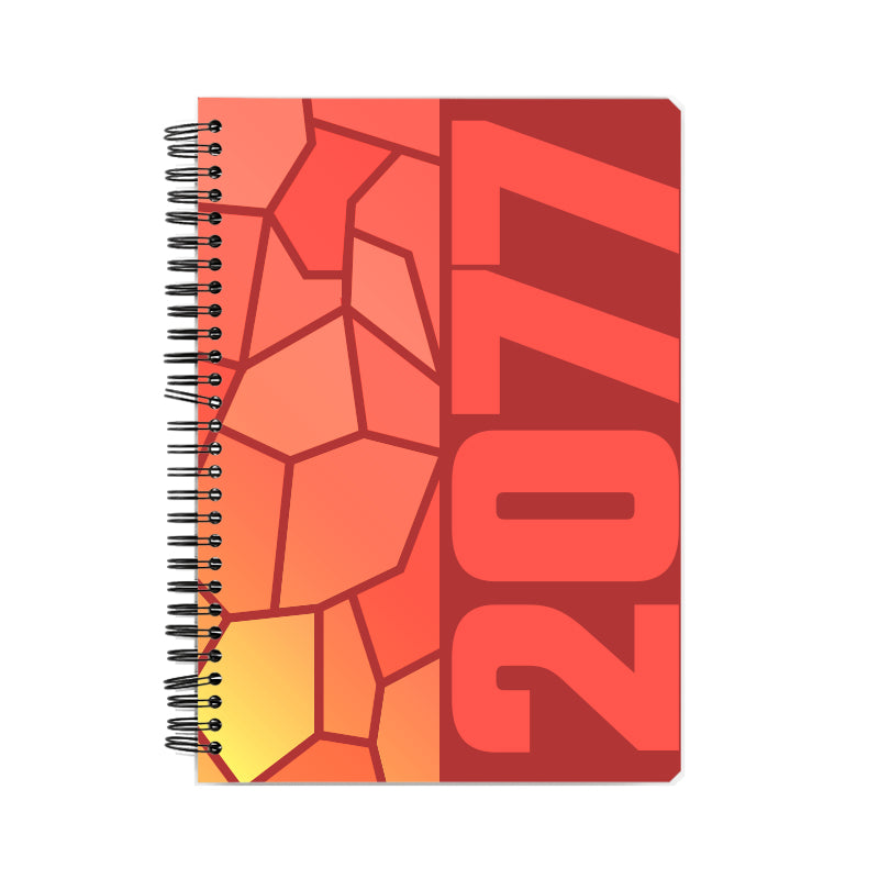 2077 Year Notebook (Red)