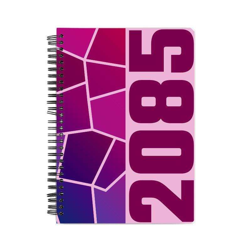 2085 Year Notebook (Light Pink)