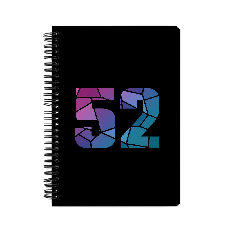 52 Number Notebook (Black)
