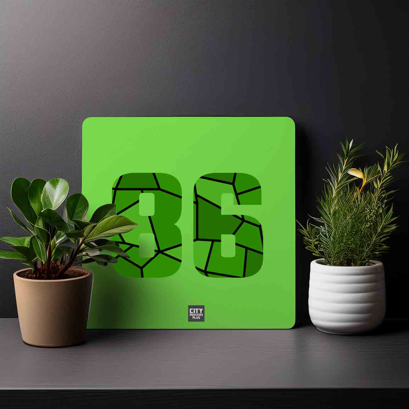 86 Number Mousepad (Liril Green)