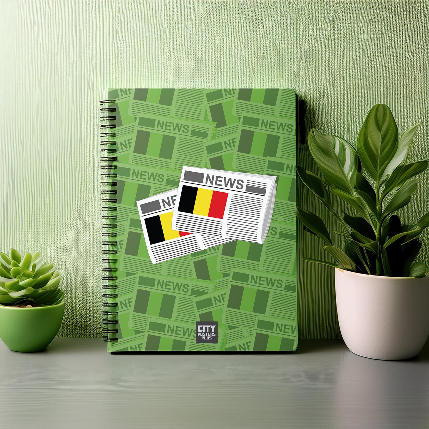 Belgium Newspapers Notebook