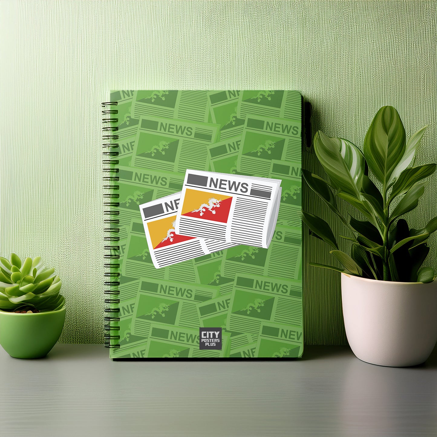 Bhutan Newspapers Notebook