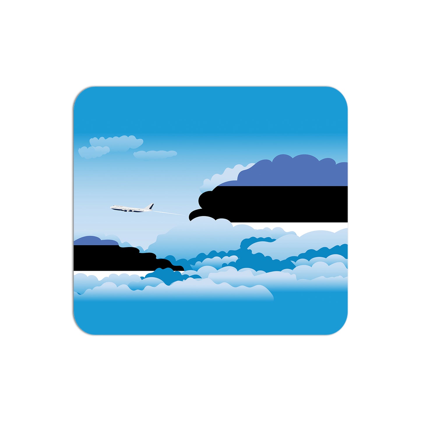 Estonia Airplane Airport Flight Day Clouds Mousepad