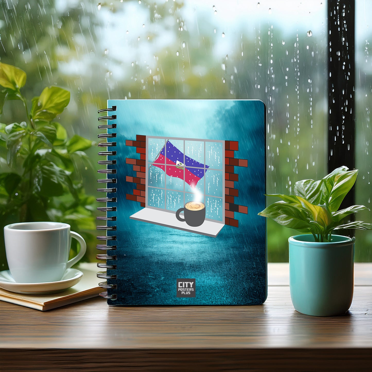 Haiti Coffee Rain Notebook